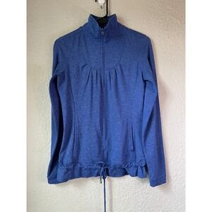 REI Co-op Women's XXS Pullover 1/4 Zip Long Sleeve Blue Athletic Top